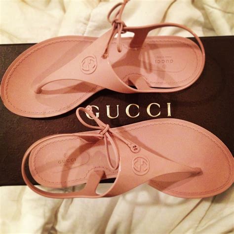 women gucci black sandals|gucci jelly thong sandals.